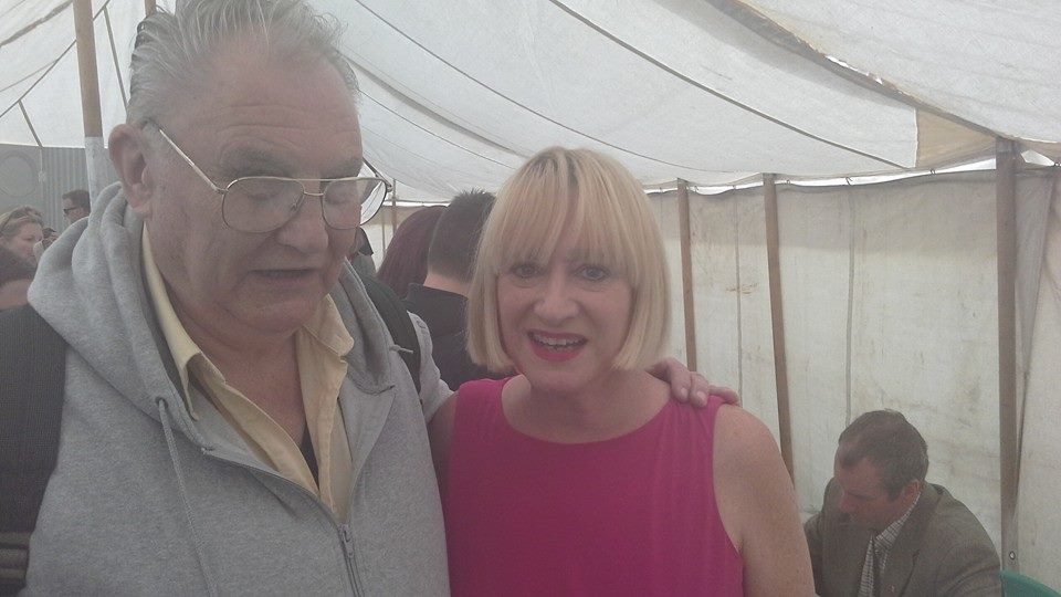 This picture is when dad meet Hattie Hayridge