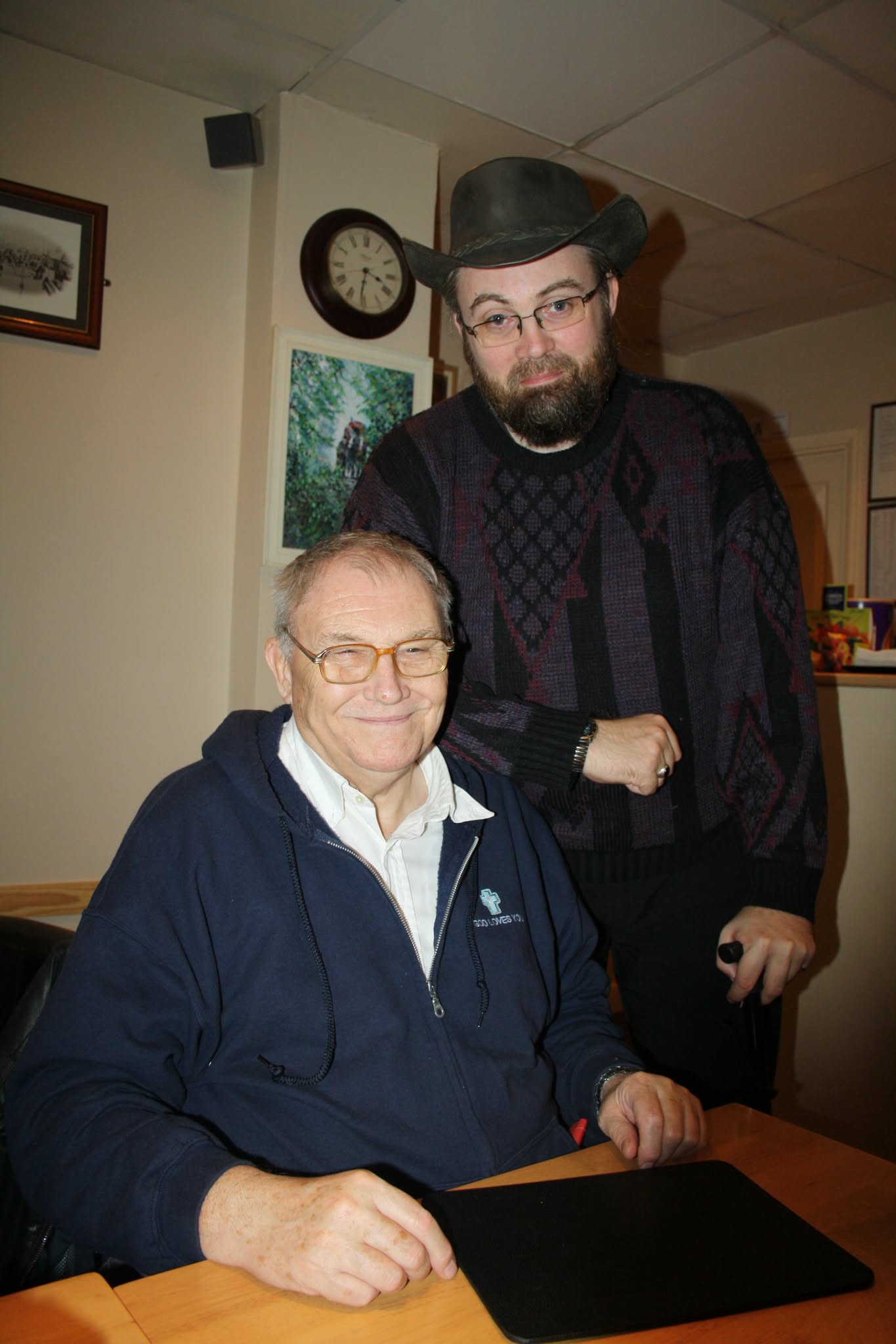 Photo of dad and I