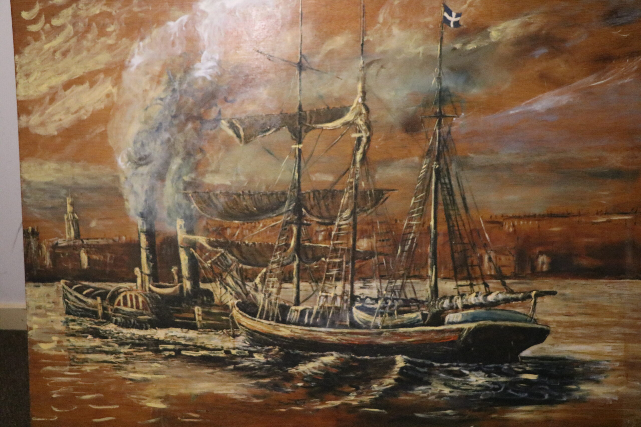 A selection of images of the art from Dad’s flat